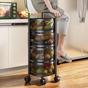 Llevá 2 y Pagá 1 - MetalRack 360° Organizador Multifunciones + Regalo Kit de Potes Herméticos